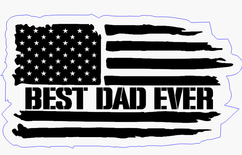 Best Dad Ever Flag