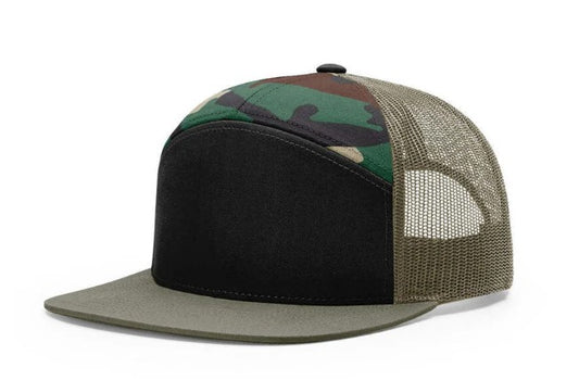 Richardson - 168 - Black/Green Camo/Loden