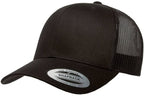 black and black hat 6606