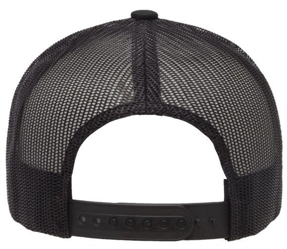 black and black hat back 6606 variant-black-black