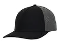 black and charcoal hat
