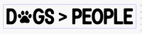 Dogs > People