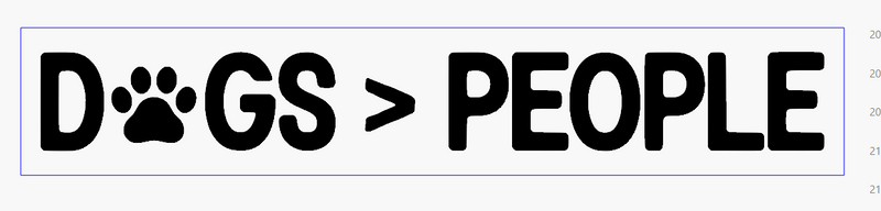 Dogs > People