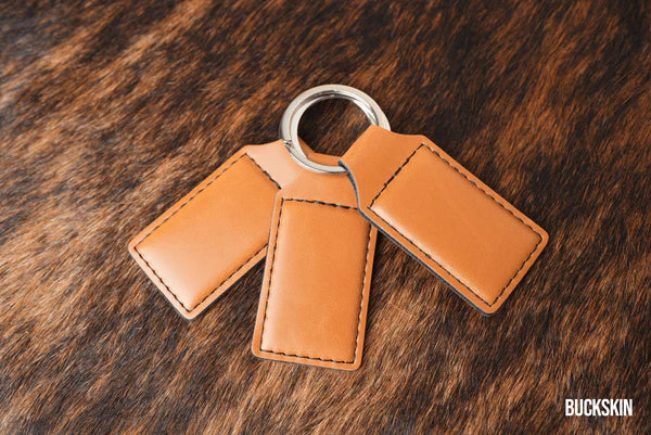 heritage buckskin keychain