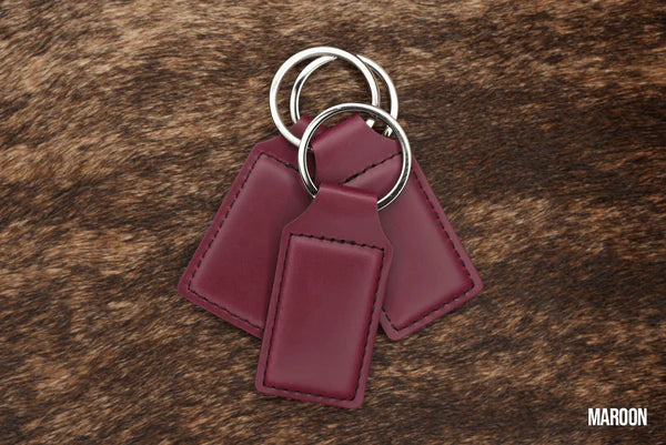 heritage maroon keychain