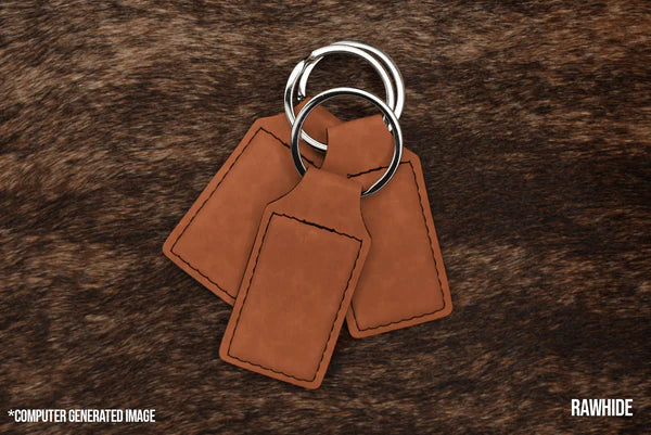heritage rawhide keychain