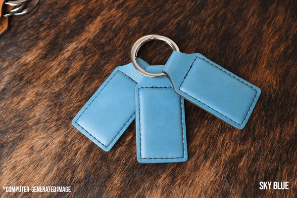 heritage sky blue keychain