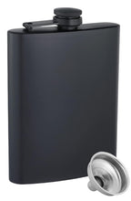 Black hip flask