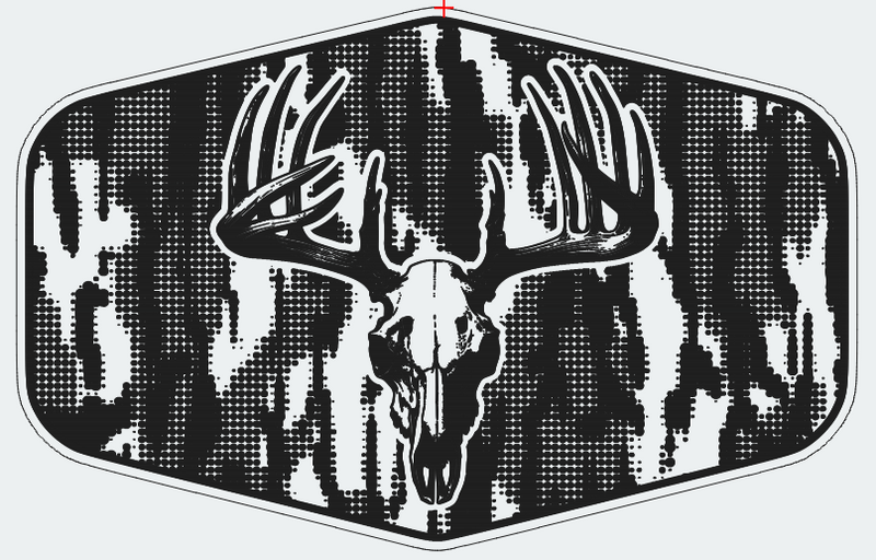 Deer Skull Patch