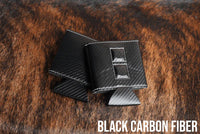 black carbon fiber magnetic can duster