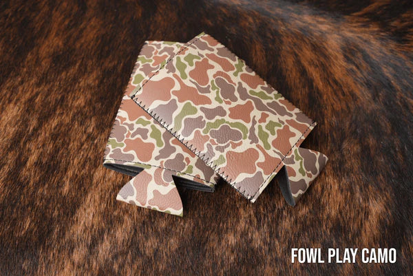 fowl play camo slim can duster