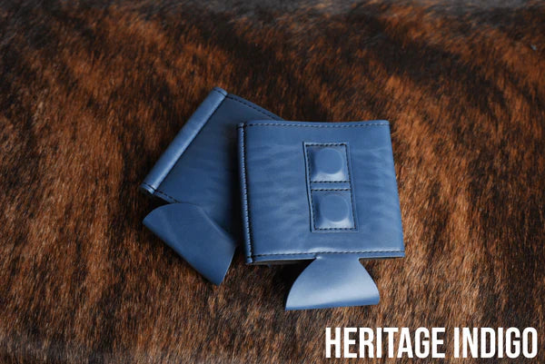 heritage indigo magnetic can duster