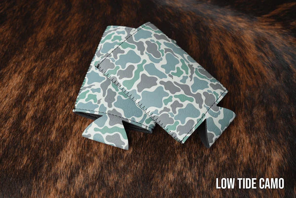 low tide camo slim can duster
